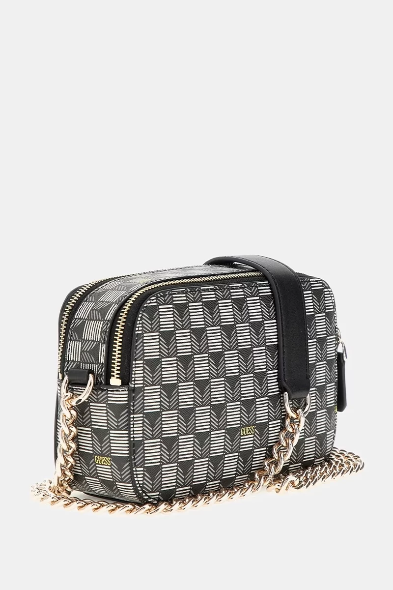 Guess G Wave Camera Crossbody Kadın Siyah Çapraz Çanta HWJT9344140-BLO