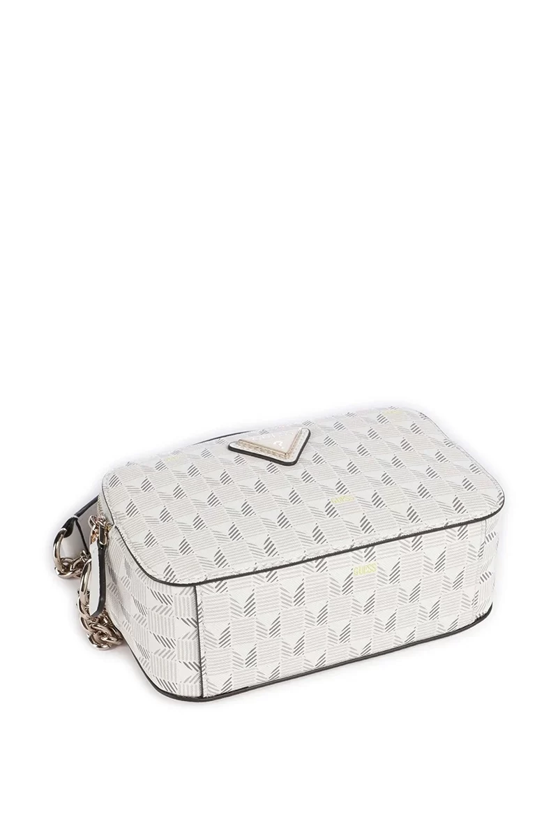 Guess G Wave Camera Crossbody Kadın Ekru Çapraz Çanta HWJT9344140-STL