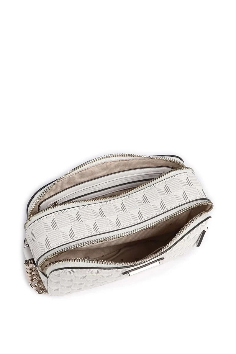 Guess G Wave Camera Crossbody Kadın Ekru Çapraz Çanta HWJT9344140-STL