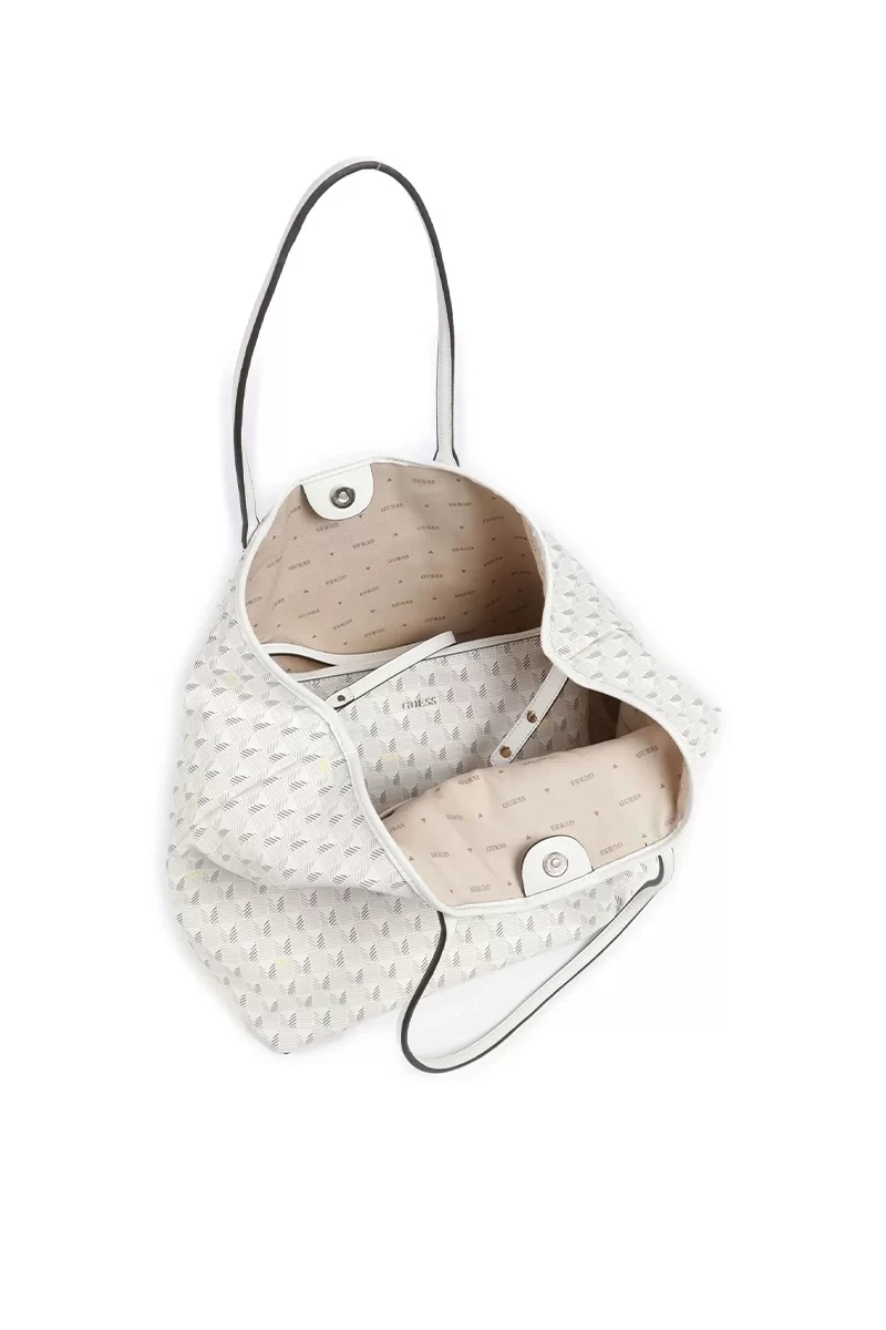 Guess G Wave Large 2 In 1 Tote Kadın Beyaz El Çantası HWJT9344290-STL