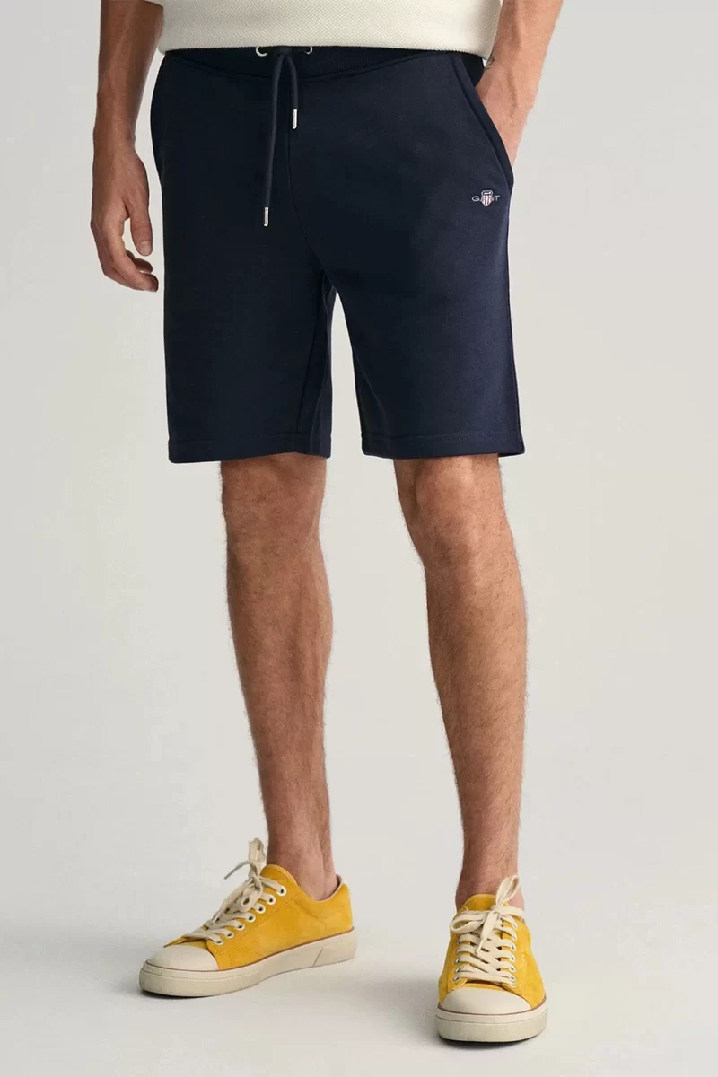 Gant  Erkek Lacivert Regular Fit Logolu Şort