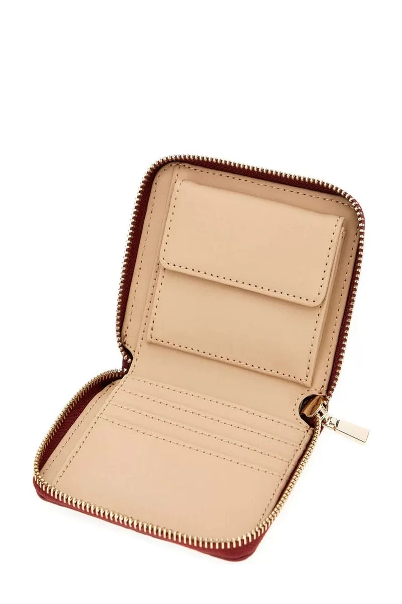 Guess Gerty Slg Small Zıp Around Kadın Kahverengi Cüzdan SWPD9529137-CLA