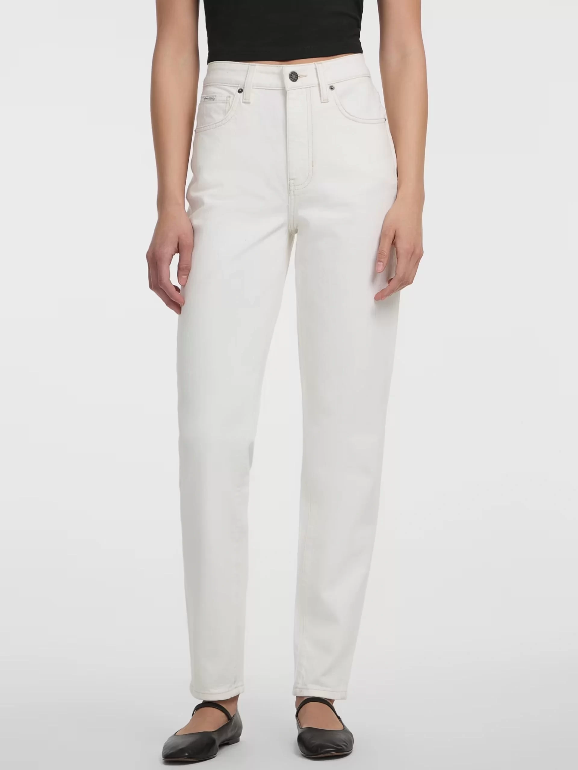 Guess jeans Gj G06 Mom Kadın Beyaz Jeans W5GA0DD5M62-GJWI