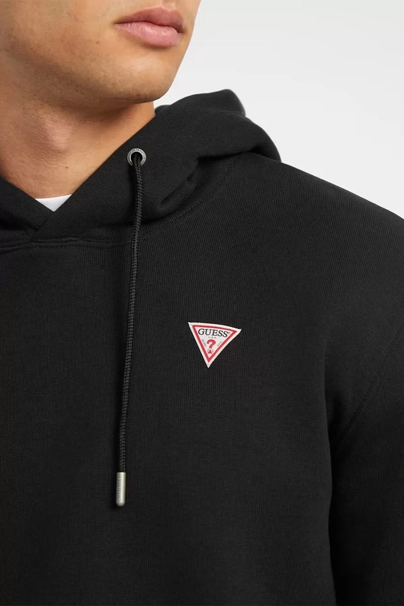 Guess jeans Gj Hood Slım Mını Trıang Sweat Erkek Siyah Sweatshirt M4YQ22K9V31-JBLK