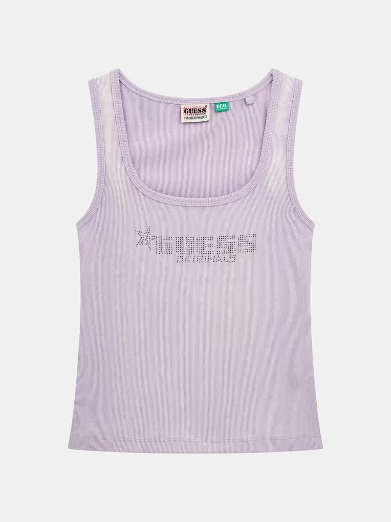 Guess Go Rhınestone Tank Kadın Multicolor Atlet W5GP50KCTT1-F4M6