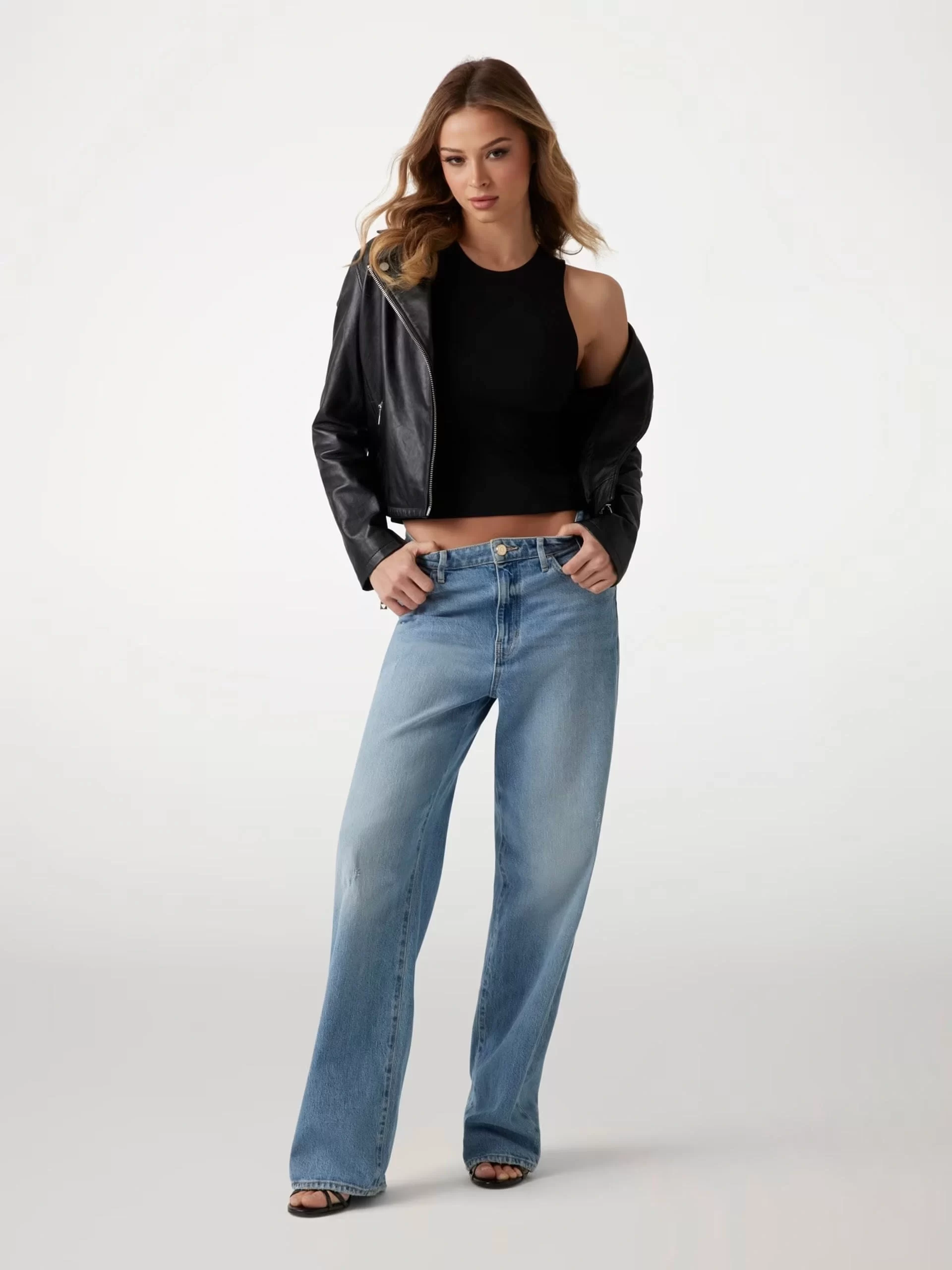 Guess 90S HIGH RISE KADIN Jeans W5GA1GD4K30-CLEN