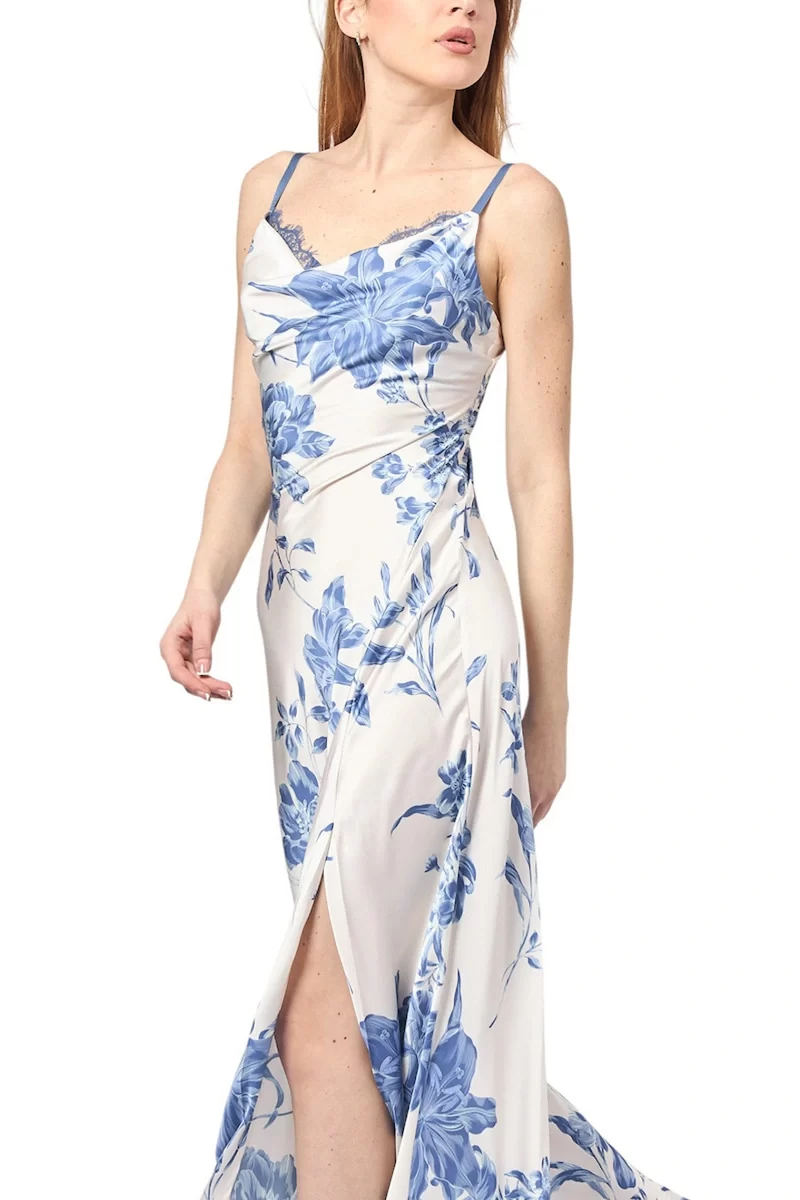 Guess Adle Lace Necklıne Long Dress Kadın Çok Renkli Elbise W5GK10WF1T2-P7WQ