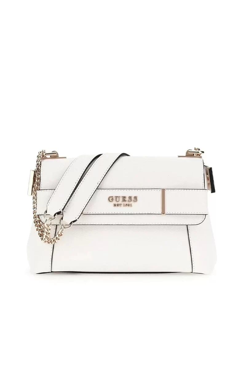 Guess Anadela Convertıble Xbody Flap Kadın Beyaz Çapraz Çanta HWBG9633210-WHI