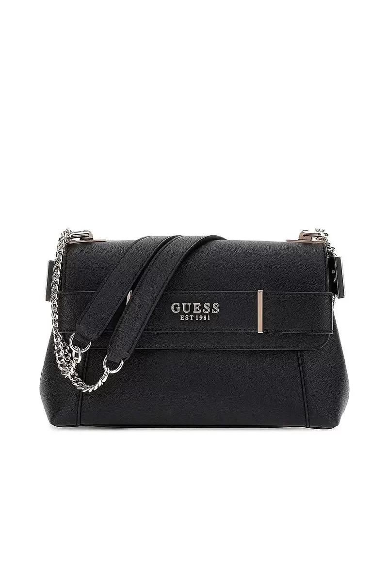 Guess Anadela Convertıble Xbody Flap Kadın Siyah Çapraz Çanta HWBG9633210-BLA
