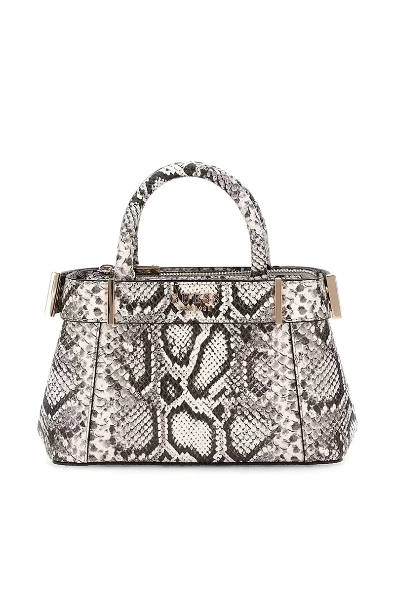 Guess Anadela Mını Satchel Kadın Kahverengi Mini Çanta HWKG9633760-NAT