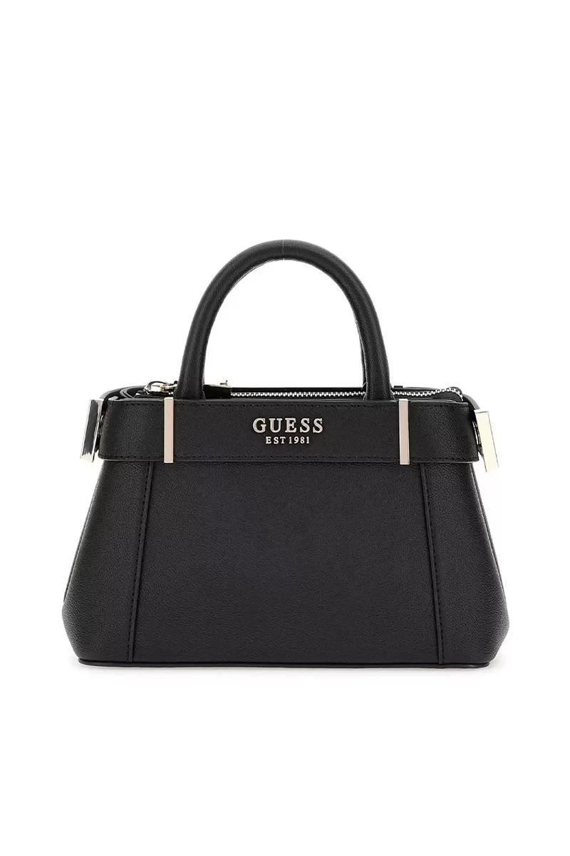 Guess Anadela Mını Satchel Kadın Siyah Mini Çanta HWBG9633760-BLA