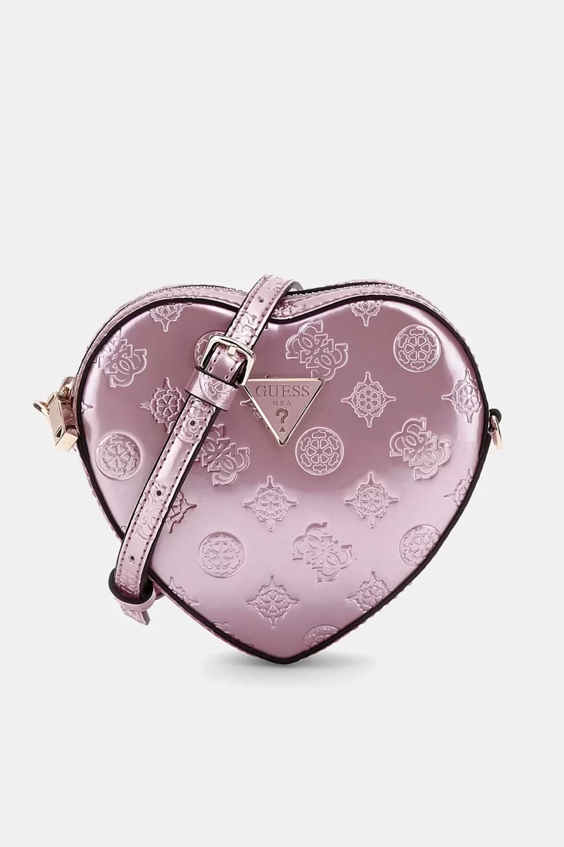 Guess Arnela Mını Heart Bag Kadın Pembe Mini Çanta HWTG9496770-OCL