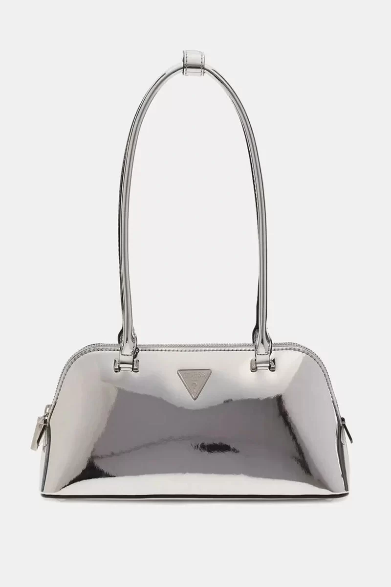 Guess Arnela Shoulder Satchel Kadın Gri Omuz Çantası HWMY9496080-SIL