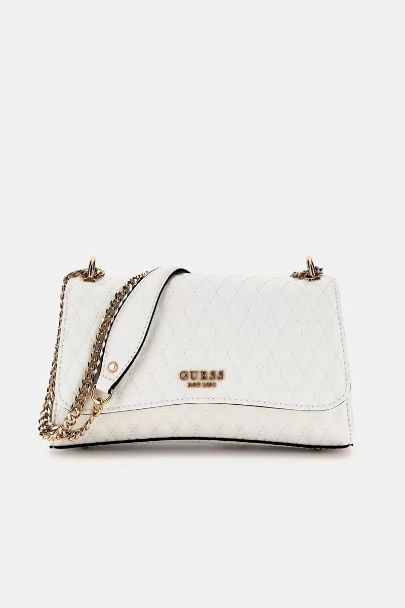 Guess Betula Convertıble Xbody Flap Kadın Beyaz Çapraz Çanta HWGG9626210-WHI