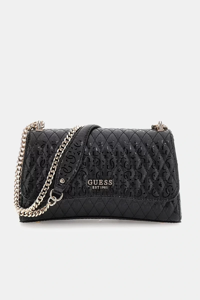 Guess Betula Convertıble Xbody Flap Kadın Siyah Çapraz Çanta HWGG9626210-BLA