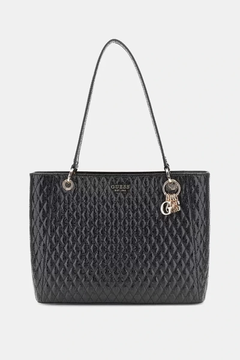 Guess Betula Noel Tote Kadın Siyah El Çantası HWGG9626250-BLA