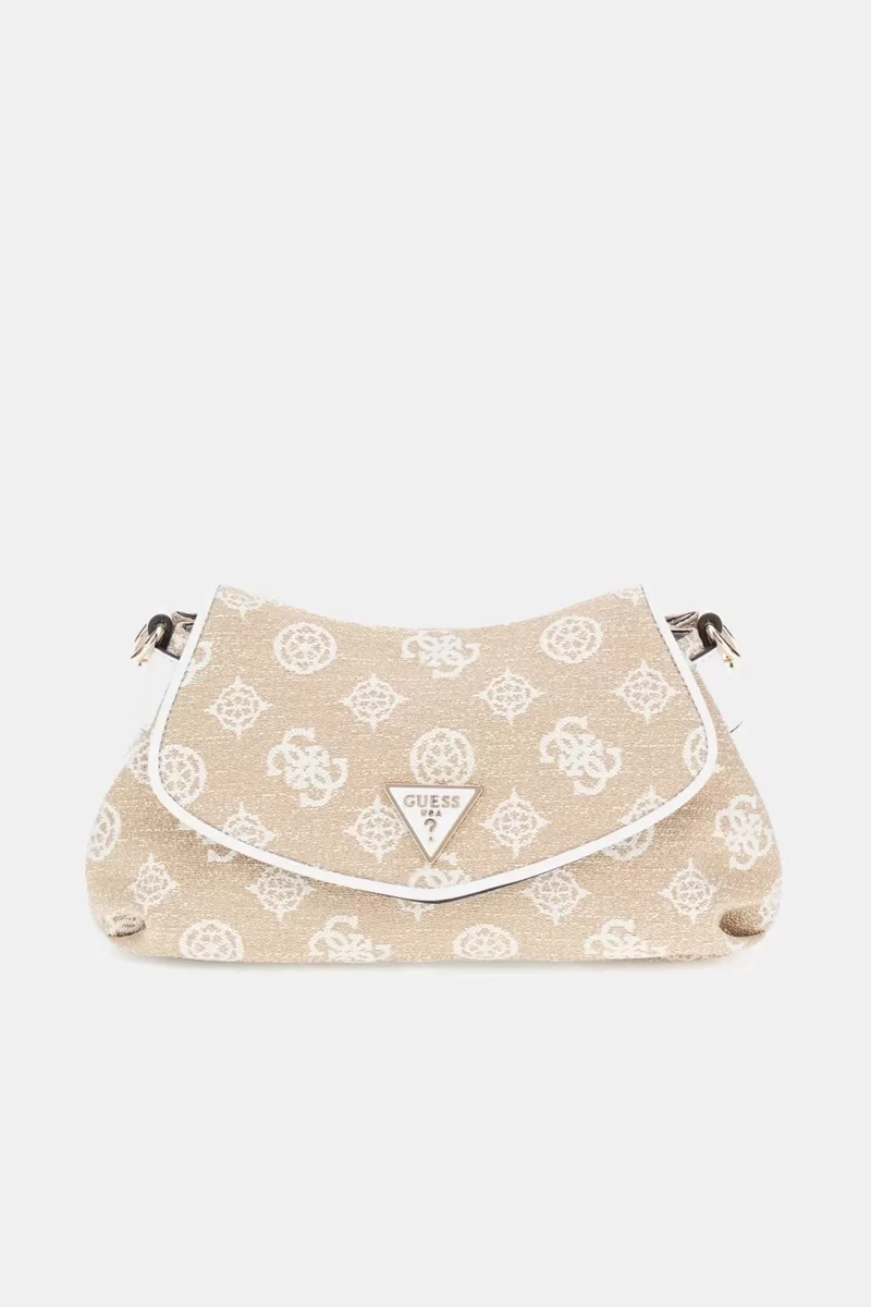 Guess Beyza Flap Shoulder Bag Kadın Beyaz Omuz Çantası HWJG9627190-WLO