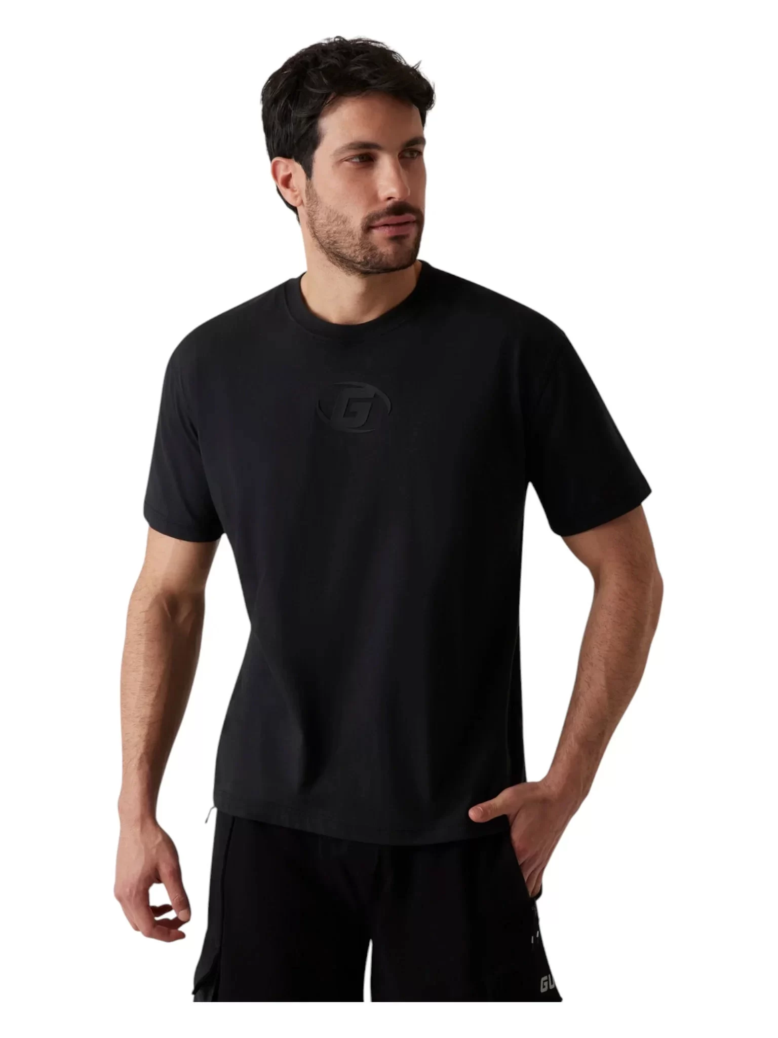 Guess BLAZING CN T-SHIRT ERKEK T-shirt Z5GI00I3Z14-JBLK