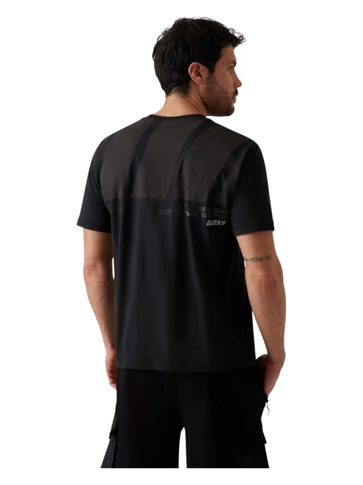 Guess BLAZING CN T-SHIRT ERKEK T-shirt Z5GI00I3Z14-JBLK