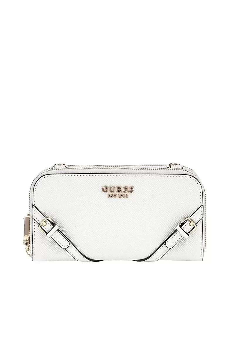 Guess Bramına Crossbody Organızer Kadın Beyaz Mini Çanta HWZG9636790-WHI