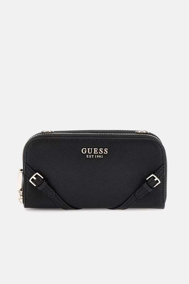 Guess Bramına Crossbody Organızer Kadın Siyah Mini Çanta HWZG9636790-BLA