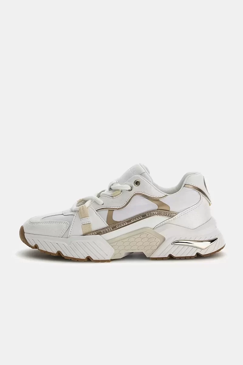 Guess Carrlı Kadın Krem Sneaker FLGCAIFAB12-WHISA