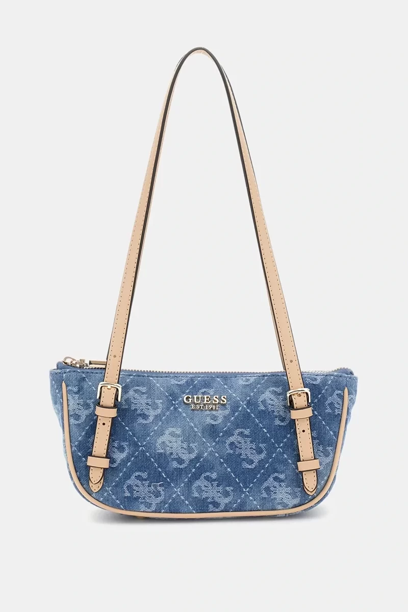 Guess Cerelıa Mını Shoulder Satchel Kadın Mavi Omuz Çantası HWDG9645760-DLP