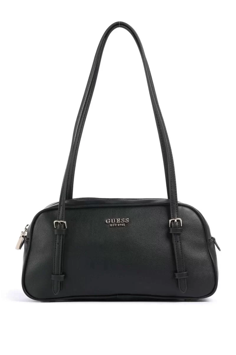 Guess Cerelıa Shoulder Satchel Kadın Siyah Omuz Çantası HWBG9645080-BLA