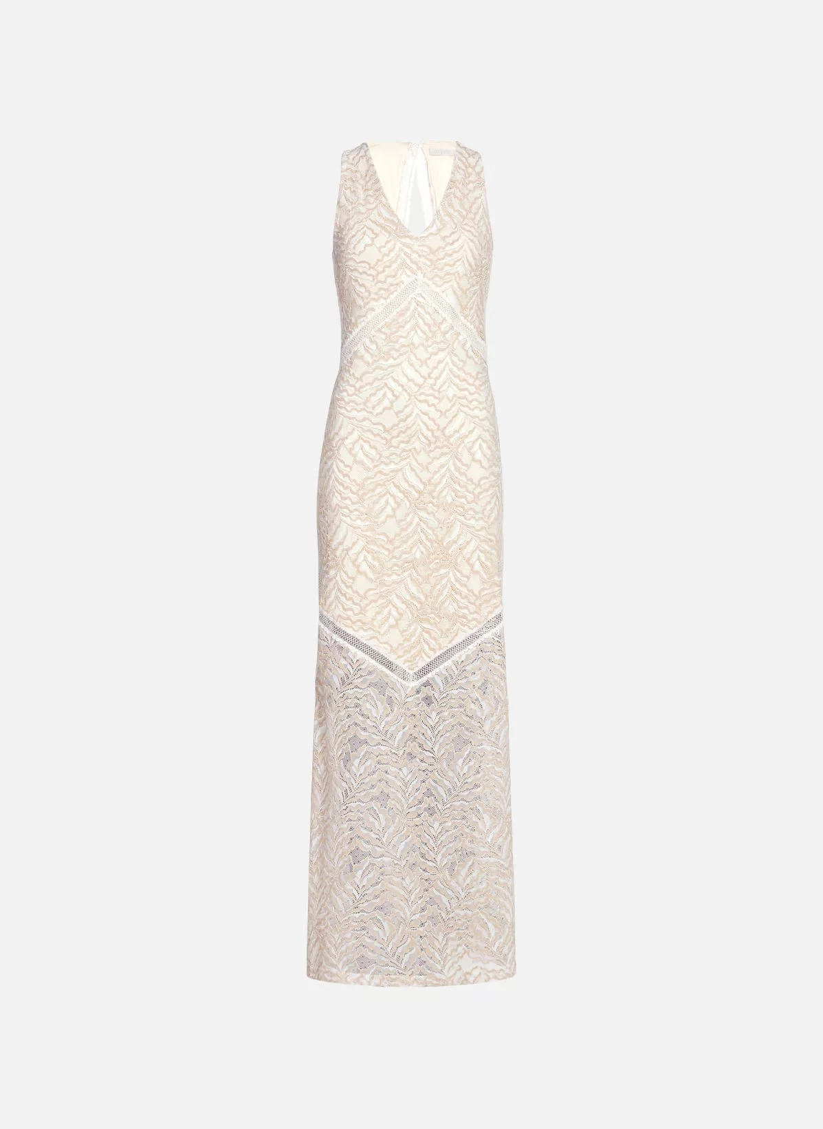 Guess Chrıstel Lace Dress Kadın Krem Elbise W5GK37KCS90-F0EH