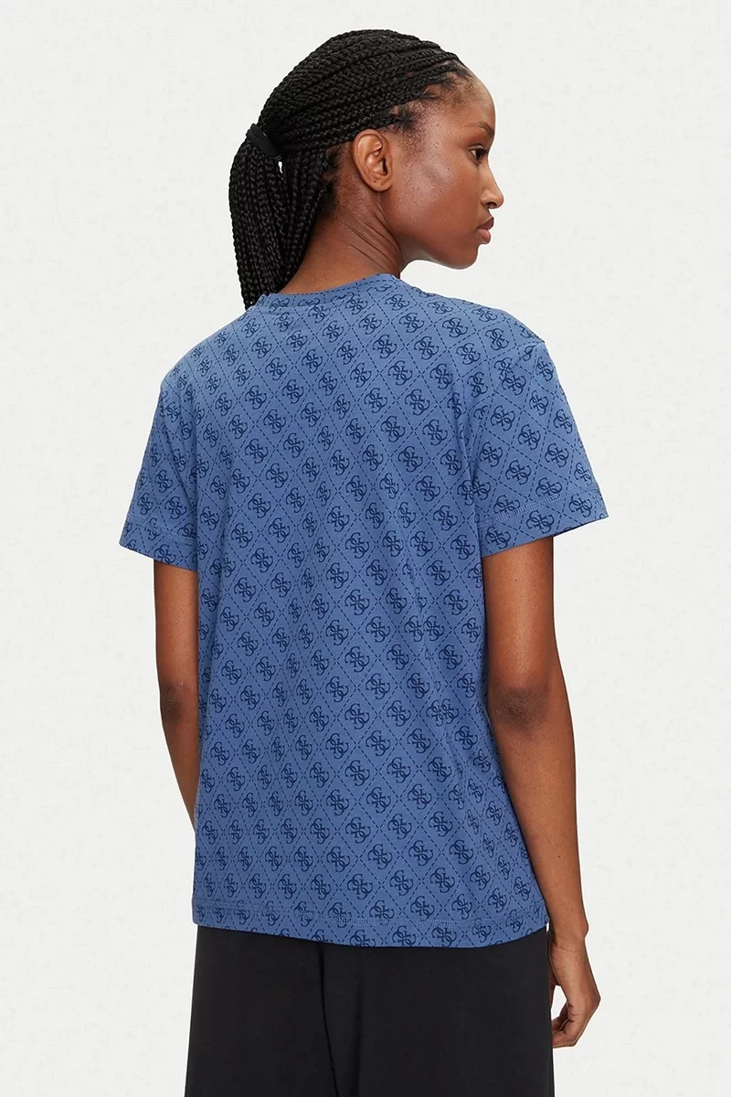 Guess Chrysanta Cn T-Shırt Kadın Lacivert T-Shirt V5GI16I3Z14-P7XA