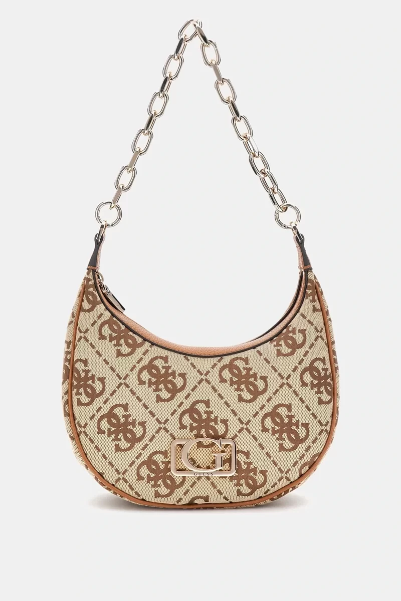 Guess Cırce Hobo Shoulder Bag Kadın Kahverengi Omuz Çantası HWJO9642010-LTL