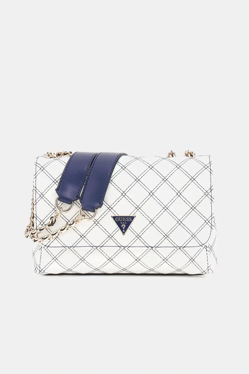 Guess Cruıse Vıbe Cnvrtble Xbdy Flap Kadın Beyaz Çapraz Çanta HWQG9649200-WTV