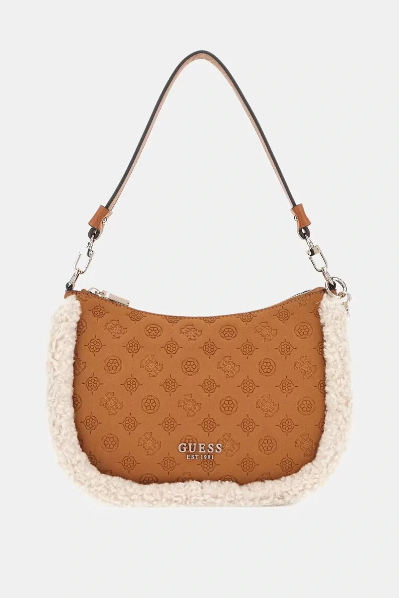 Guess Davıka Hobo Kadın Taba Omuz Çantası HWPG9497020-COG