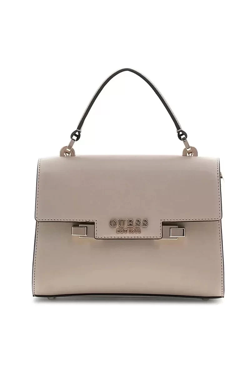 Guess Eco Aldıth Mını Top Hndle Flap Kadın Kahverengi Mini Çanta HWEVG964178-TAU