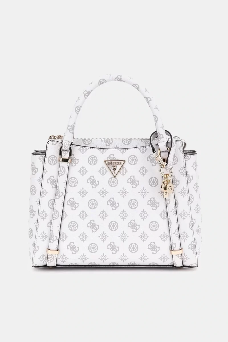 Guess Eco Erıca 2 Comp Satchel Kadın Beyaz El Çantası HWEPG951006-WLO