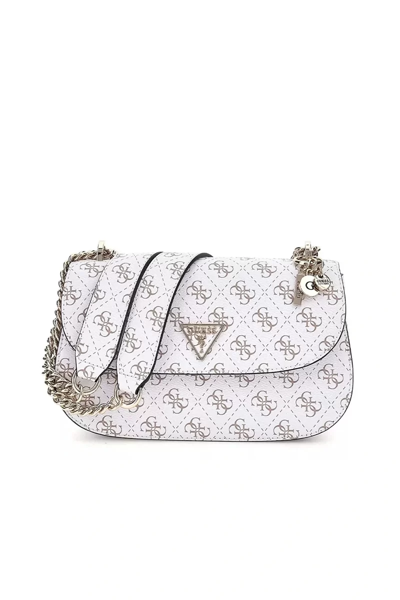 Guess Eco Erıca Cnvrtble Xbody Flap Kadın Krem Çapraz Çanta HWEQG951021-CRG