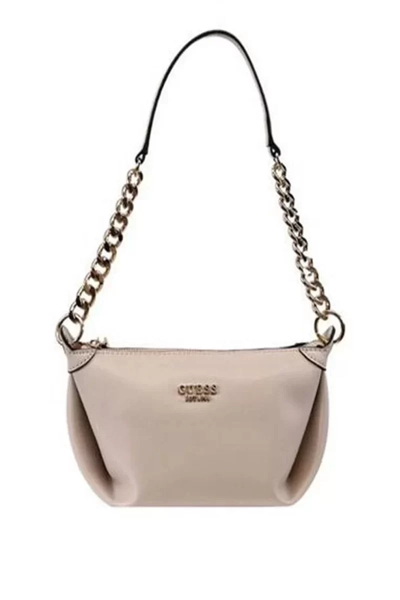 Guess Eco Evaıne Top Zıp Shldr Bag Kadın Krem Omuz Çantası HWEVG953517-STO