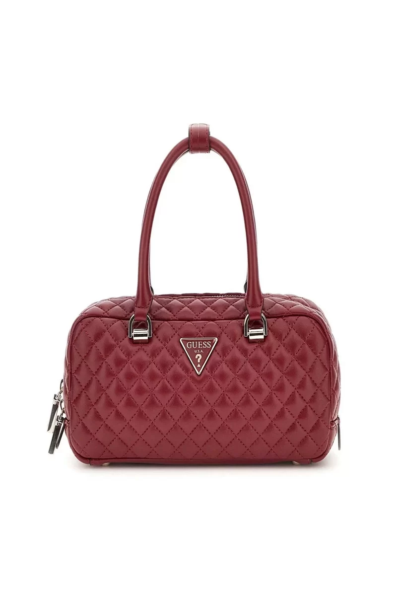 Guess Eco Rıanee Satchel Kadın Kahverengi El Çantası HWEQG954105-CLA