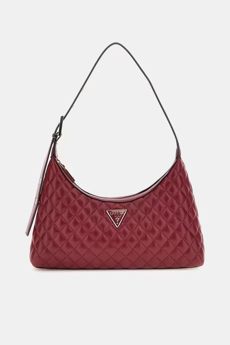 Guess Eco Rıanee Shoulder Bag Kadın Kırmızı Omuz Çantası HWEQG954117-CLA