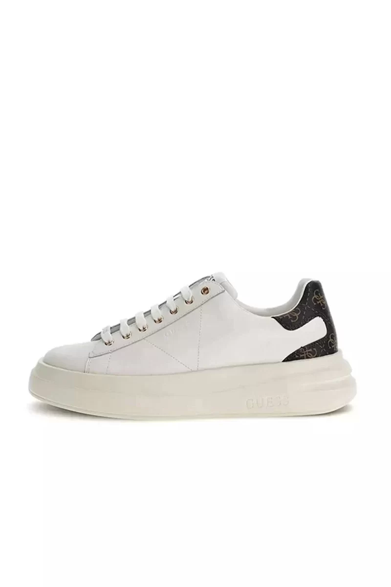 Guess Elba Erkek Beyaz/Kahverengi Sneaker FMPVIBLEA12-WBROC
