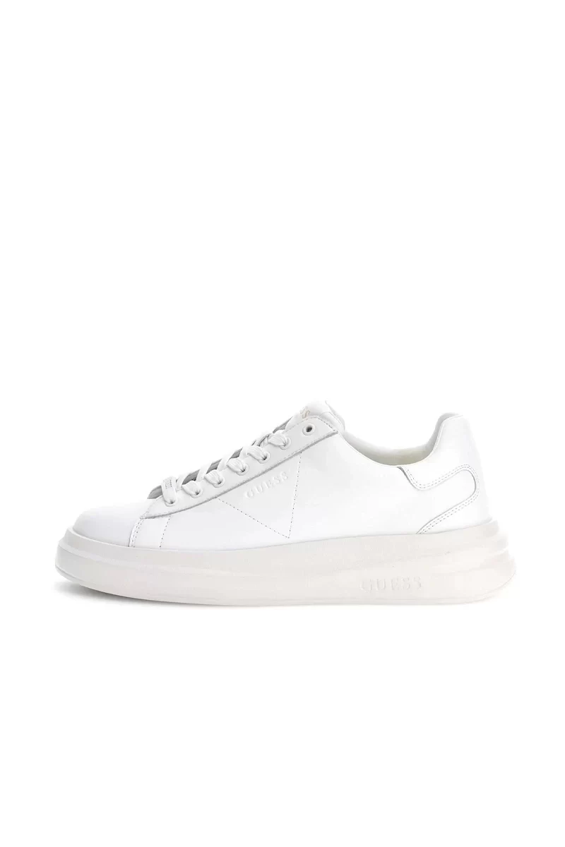 Guess Elba Erkek Beyaz Sneaker FMJLBALEA12-WHITE