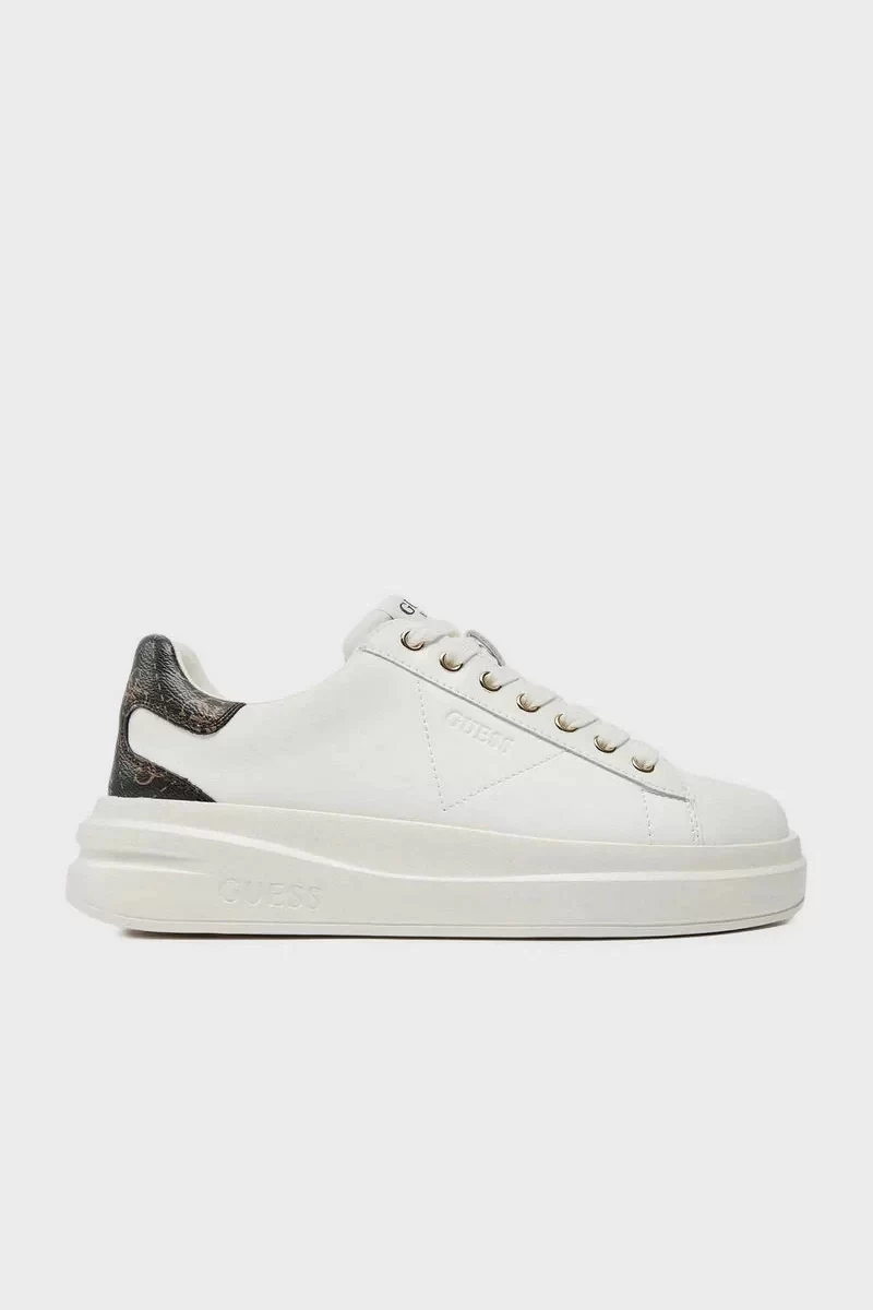 Guess Elbına Kadın Beyaz/Bronz Sneaker FLJELBFAL12-WHBRO