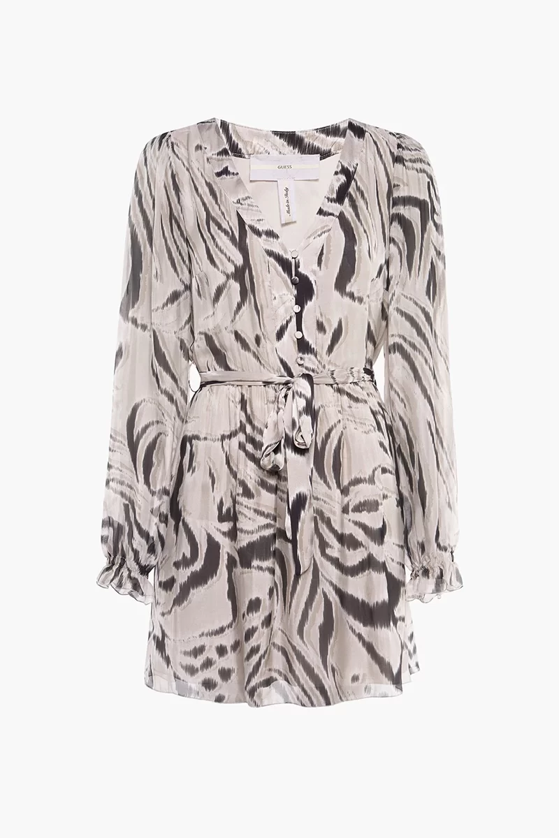 Guess Marcelle Dress Kadın Çok Renkli Elbise W4BK41WE550-P9YI