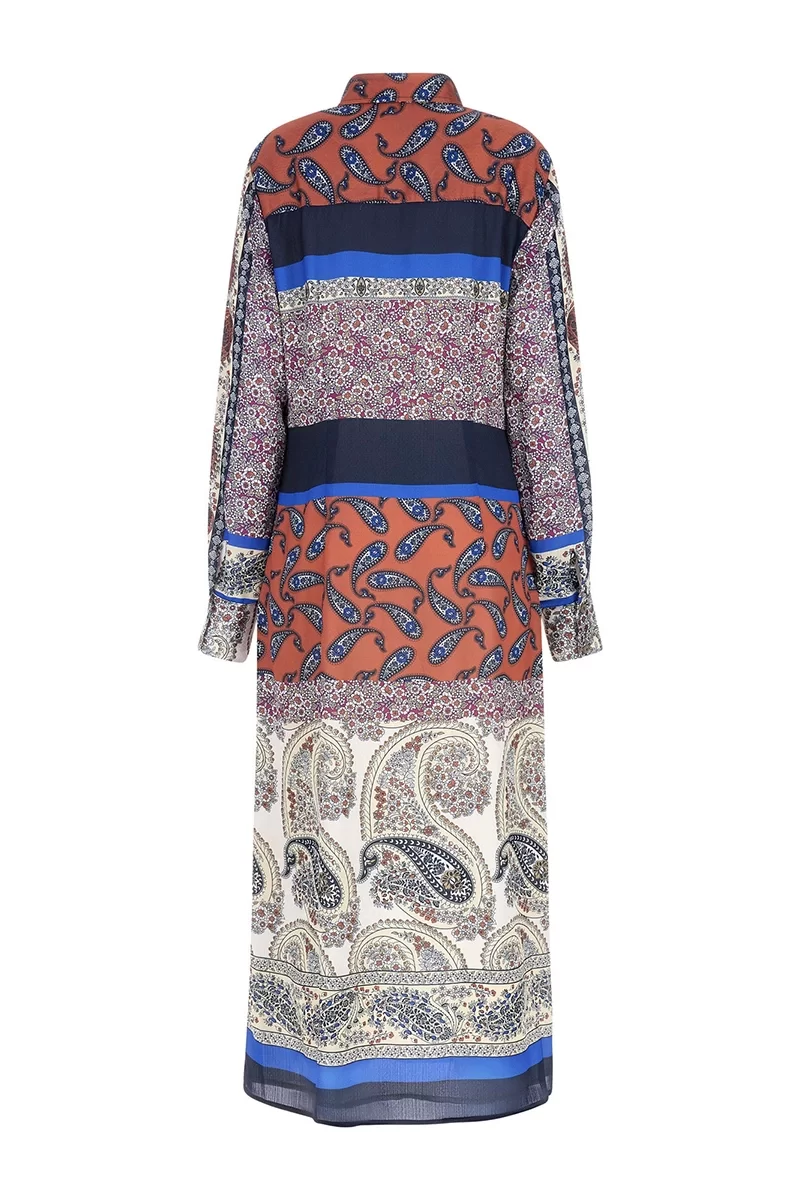 Guess Florıane Chemısıer Dress Kadın Çok Renkli Elbise W4BK90WFQM2-P55Z