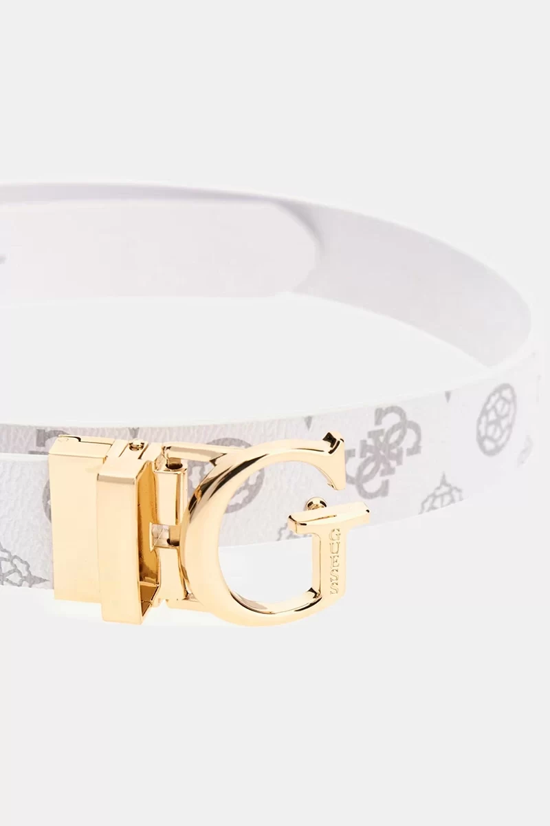 Guess Erıca Rev & Adj Pant Belt H3 Kadın Beyaz Kemer BW9171P4430-WLO