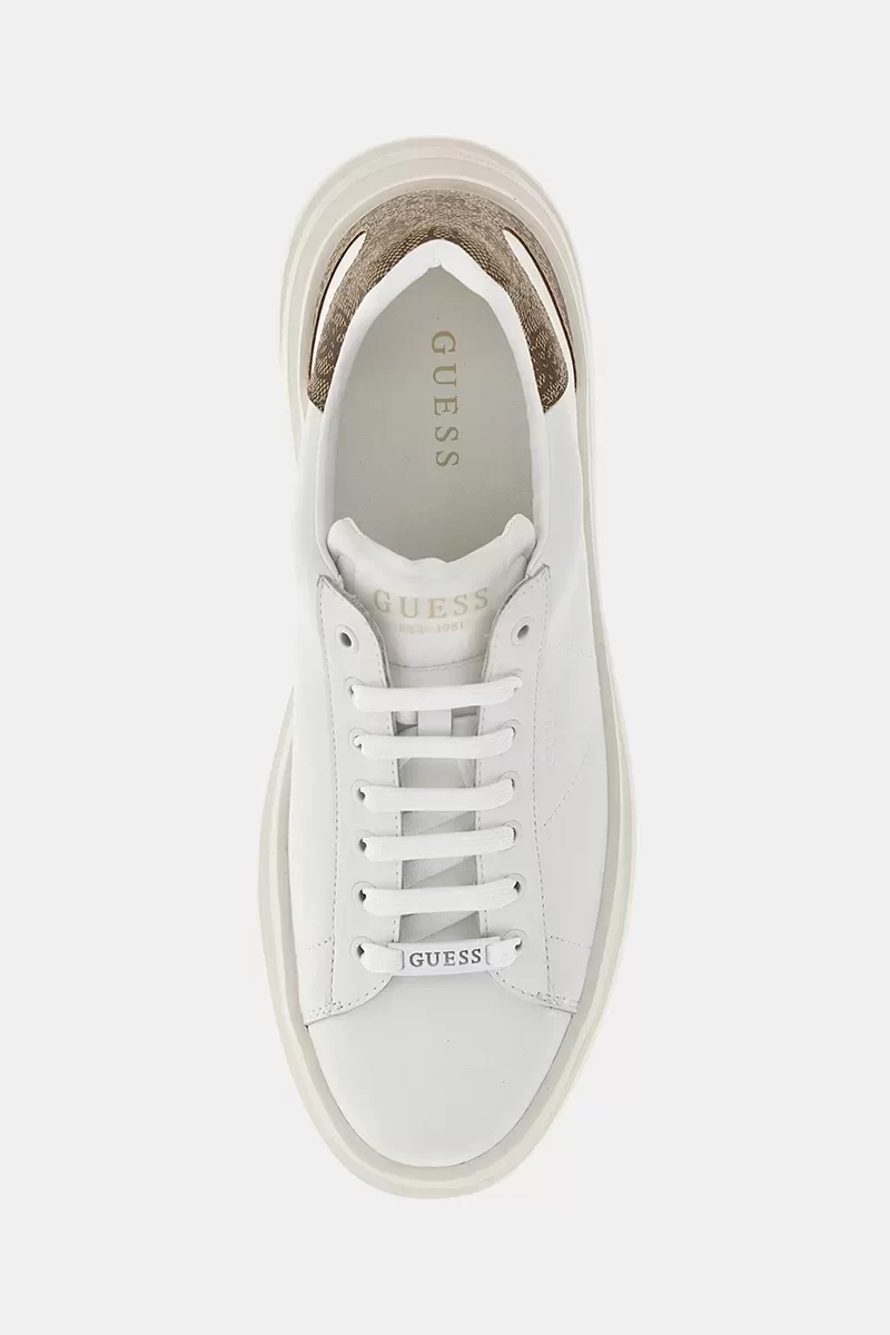 Guess Elba Erkek Ekru Sneaker FMPVIBLEA12-WBEIB