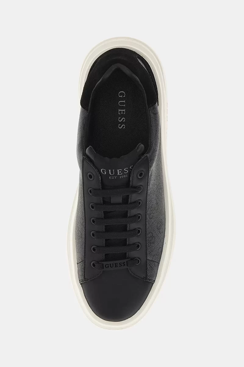 Guess Elba Erkek Siyah Sneaker FMPVIBFAL12-BLACK
