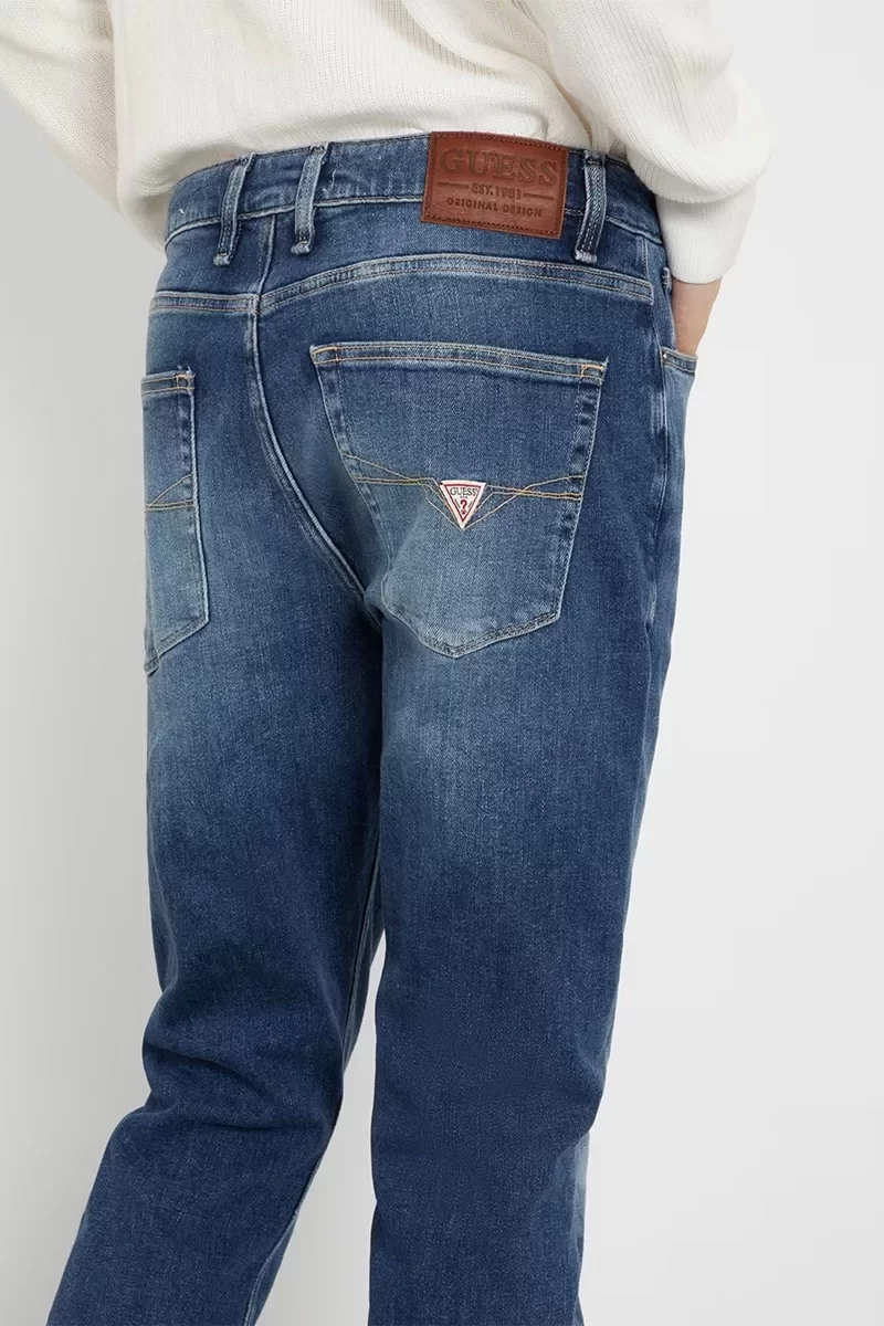 Guess Angels Erkek Mavi Jeans M2YAN2D4Q42-2CRM