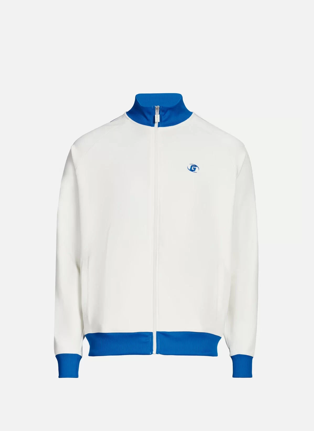 Guess Erkek Beyaz Castore Fermuarlı  Eşofman Üstü