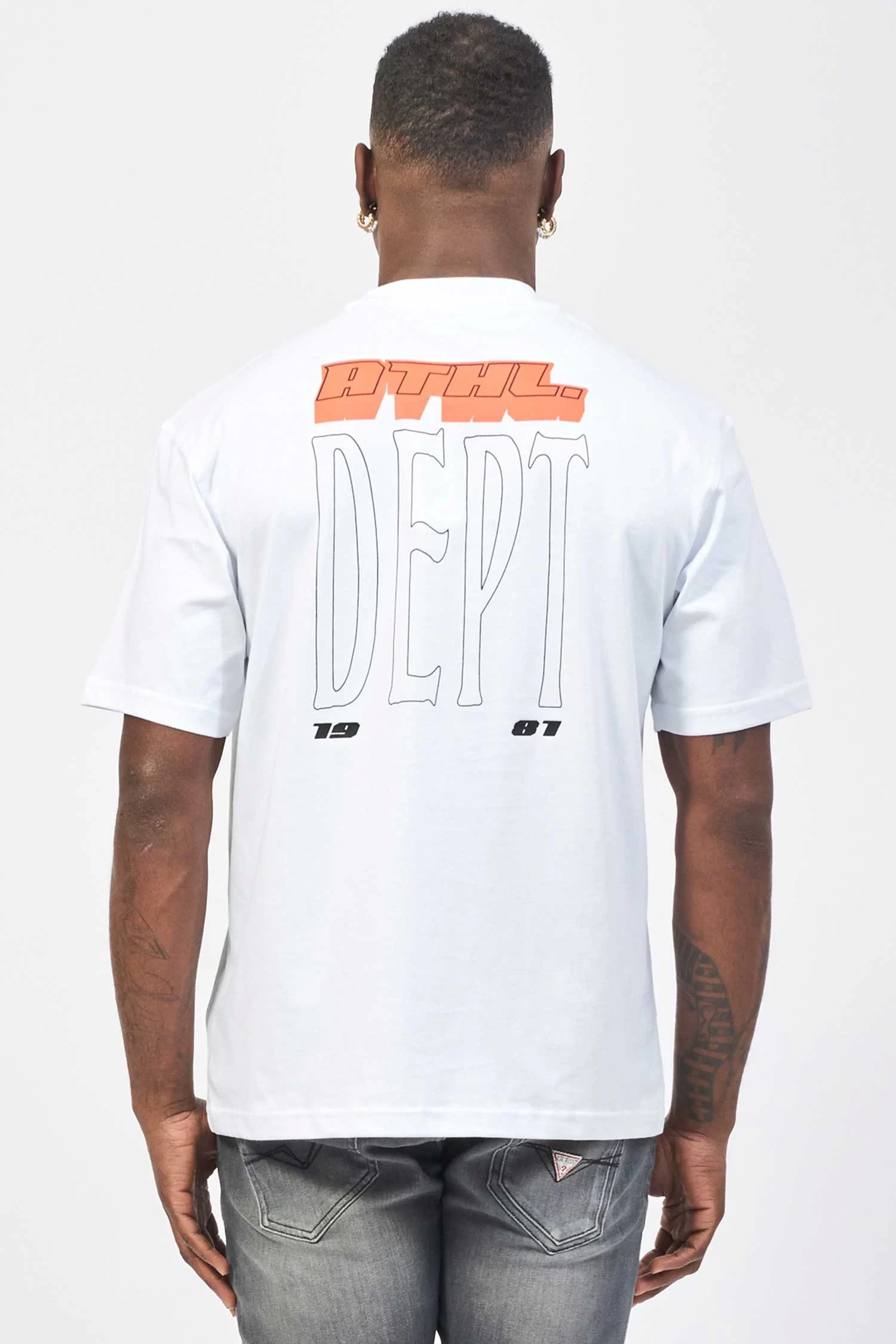 Guess Chaste Cn T-Shırt Erkek Beyaz T-Shirt Z5GI08I3Z14-G011
